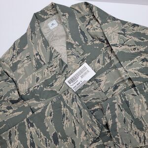 USAF Military Issue Vintage Mens ABU Digital Tiger Stripe Camo Coat 40R NWT